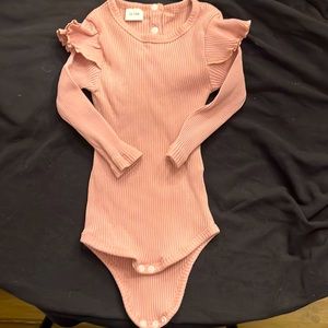 Girls mauve onesie